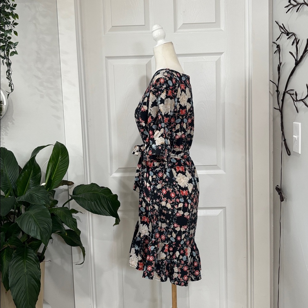 Emily Chic Floral Ruffle Mini Dress - Picture 2 of 6